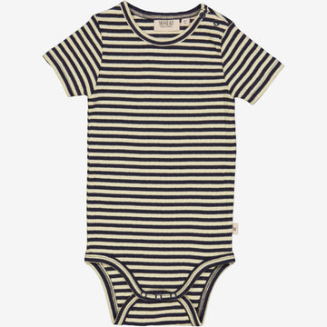 Wheat Main  Body Plain SS Underwear/Bodies 1387 midnight stripe
