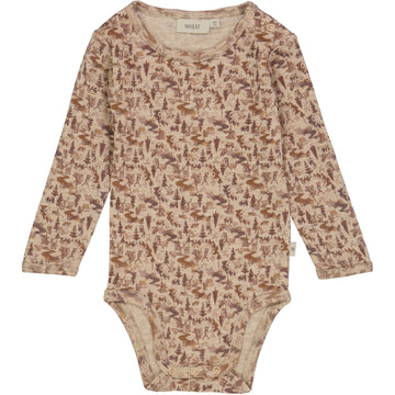 Wheat Wool Body Plain Wool LS Underwear/Bodies 3208 khaki wild life