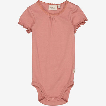 Wheat Main Body Rib Lace SS Underwear/Bodies 2021 old rose