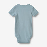 Wheat Main Body S/S Magnus Underwear/Bodies 9419 calm blue