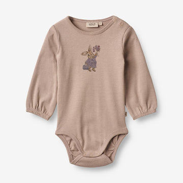 Wheat Main Body Sweetrabbit | Baby Underwear/Bodies 0097 grey rose