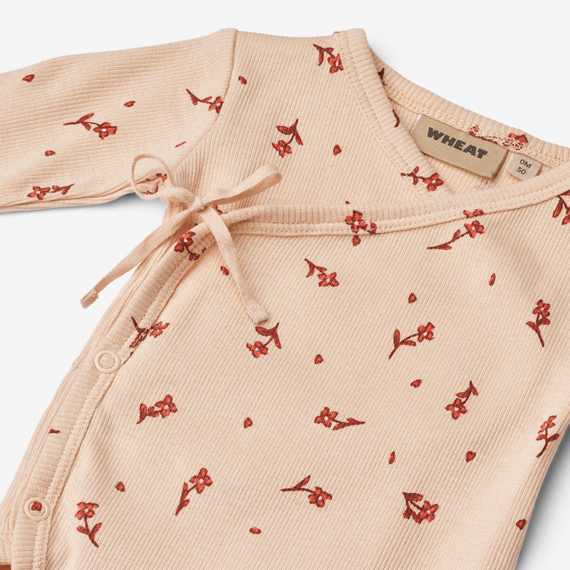 Wheat Main Body Wraparound L/S Chia Underwear/Bodies 9439 rose water flowers