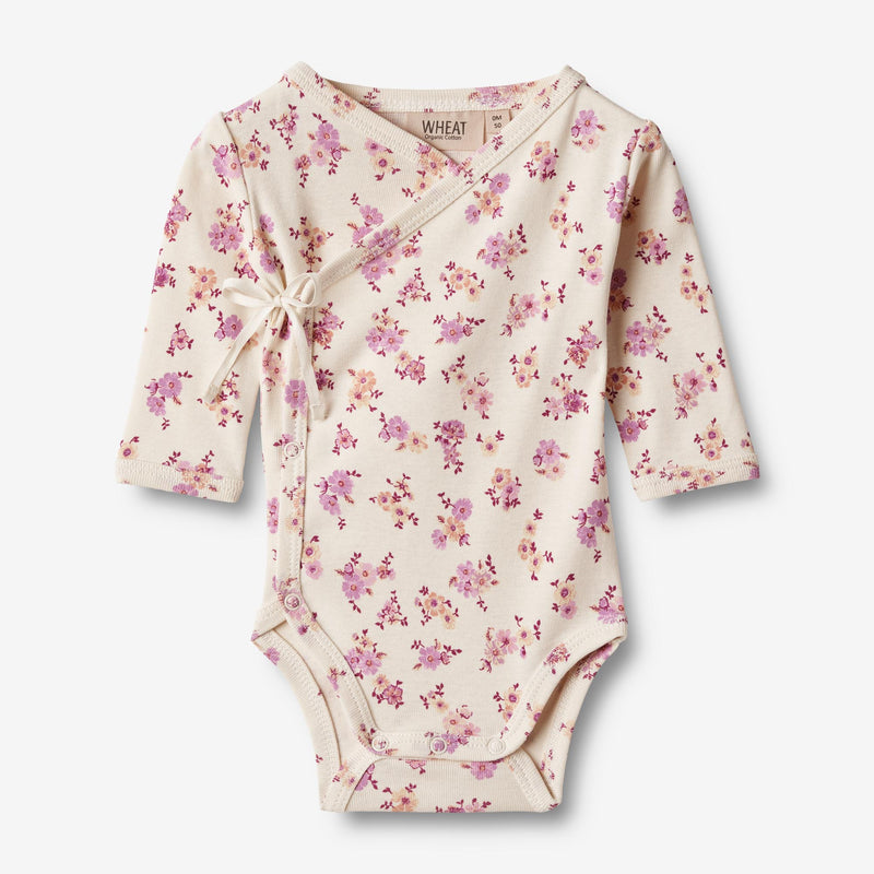 Wheat Main Body Wraparound L/S Chia Underwear/Bodies 1478 shell flowers