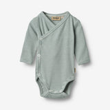 Wheat Main Body Wraparound L/S Pil Underwear/Bodies 9442 stormy sea stripe