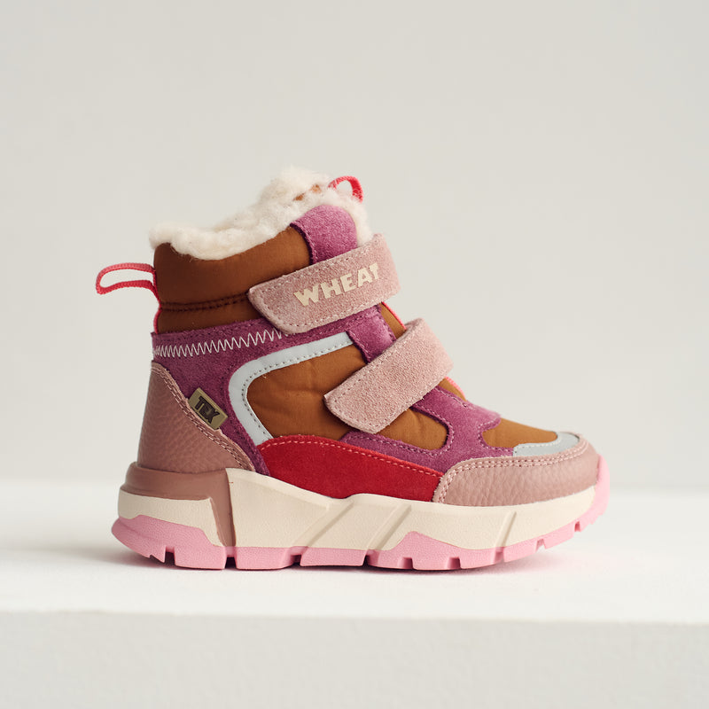 Wheat Footwear Bootie Lucka Tex Winter Footwear 2487 rose powder