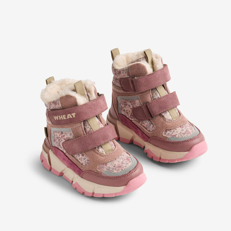 Wheat Footwear Bootie Lucka Tex Winter Footwear 2036 rose dust flowers