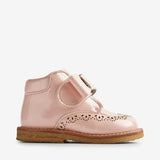 Wheat Footwear Bootie Velcro Bowy Crepe 2281 rose ballet