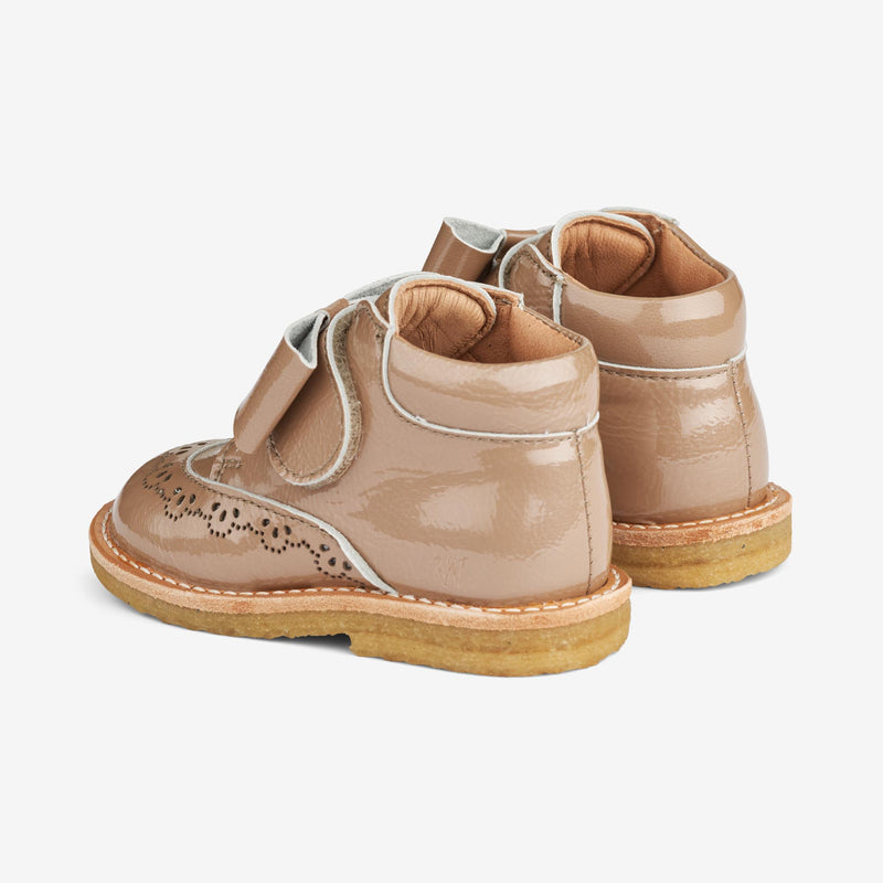 Wheat Footwear Bootie Velcro Bowy Prewalkers 9011 beige