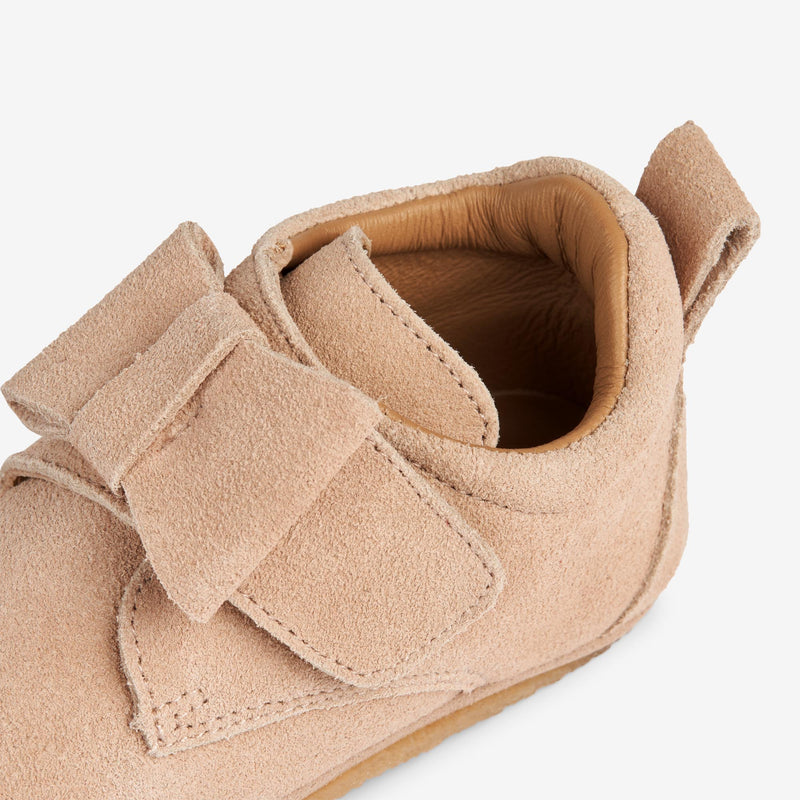 Wheat Footwear Bow Indoor Shoe | Baby Indoor Shoes 2031 rose dawn