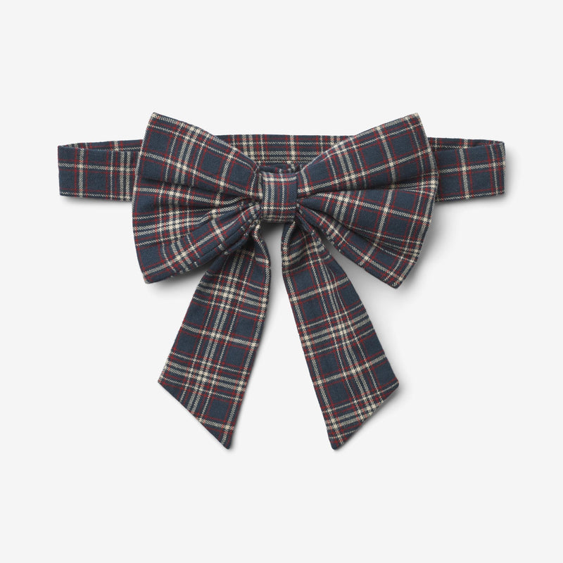 Wheat Main Bow Waist Sonja Acc 1437 navy check