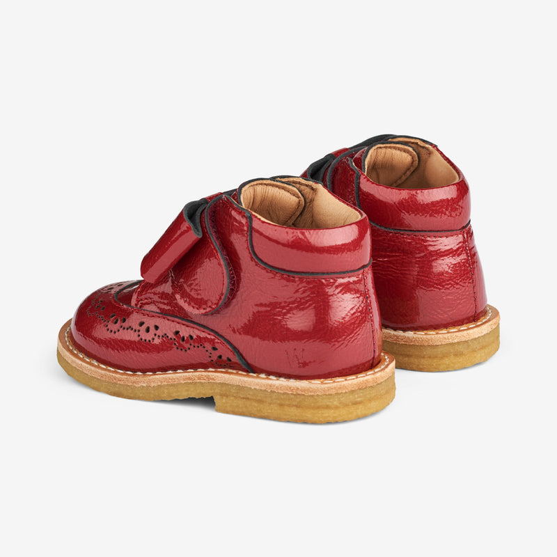 Wheat Footwear Bowy Prewalker Shoe | Baby Prewalkers 2072 red