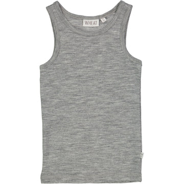 Wheat Wool Boys Wool Singlet Underwear/Bodies 0224 melange grey