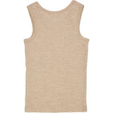 Wheat Wool Boys Wool Singlet Underwear/Bodies 3204 khaki melange