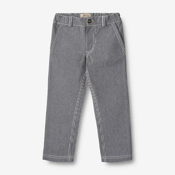 Wheat Main Chinos Aske Trousers 1185 denim stripe