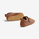 Wheat Footwear Dakota Leather Home Shoe | Baby Indoor Shoes 9002 cognac