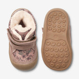 Wheat Footwear Daxi Wool Tex Print | Baby Prewalkers 2163 dusty rouge 