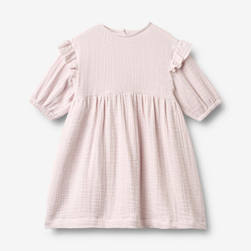 Wheat Main Dress 3/4 Sleeve Gro Dress 9655 purple light flowers