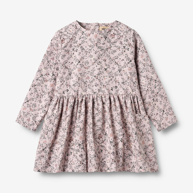 Wheat Main Dress Aima Dress 9559 lilac checked flowers