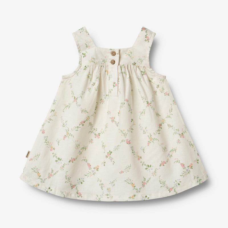 Wheat Main Dress Ayla Dress 9426 ivory checked flowers