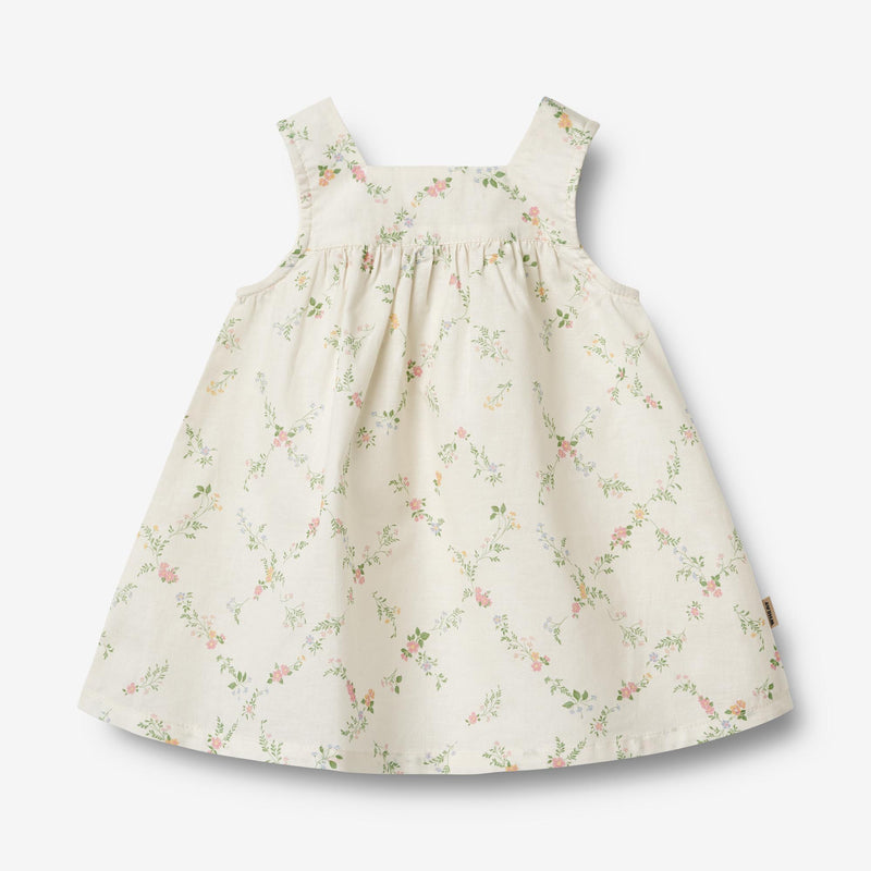 Wheat Main Dress Ayla Dress 9426 ivory checked flowers