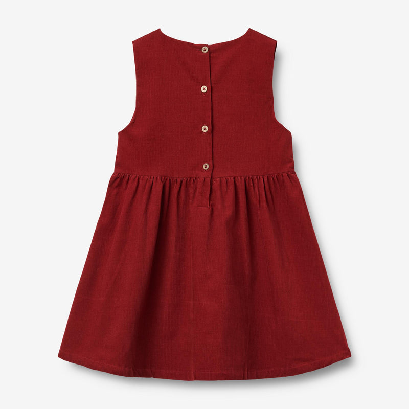 Wheat Main Dress Corduroy Thelma Dresses 2080 cherry red