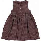 Wheat Main Dress Eila Dresses 1398 midnight blue check