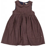 Wheat Main Dress Eila Dresses 1398 midnight blue check