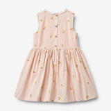 Wheat Main Dress Elma Dress 9435 powder yellow cherries