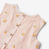 Wheat Main Dress Elma Dress 9435 powder yellow cherries