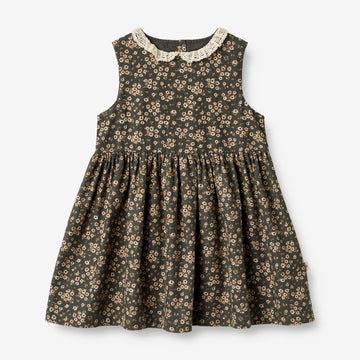 Wheat Main Dress Elma Sleeveless Dresses 0027 black coal flowers