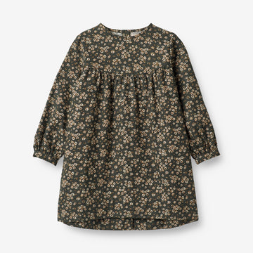 Wheat Main Dress Fenja Dresses 0027 black coal flowers
