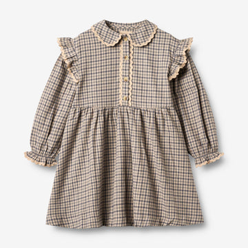 Wheat Main Dress L/S Alissa Dress 1306 blue check