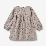 Wheat Main Dress L/S Elvira Dress 9553 dusty purple flower hearts