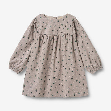Wheat Main Dress L/S Elvira Dress 9553 dusty purple flower hearts