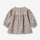 Wheat Main Dress L/S Elvira Dress 9553 dusty purple flower hearts