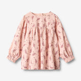 Wheat Main Dress L/S Elvira Dress 9762 dim rose flowers