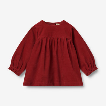 Wheat Main Dress L/S Elvira Dresses 2080 cherry red