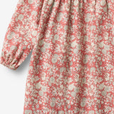 Wheat Main Dress L/S Fenja Dress 9746 raspberry flowers