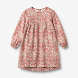 Wheat Main Dress L/S Fenja Dress 9746 raspberry flowers