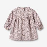 Wheat Main Dress L/S Fenja Dress 9559 lilac checked flowers
