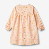 Wheat Main Dress L/S Fenja Dresses 9061 alabaster flower bobbles