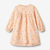 Wheat Main Dress L/S Fenja Dresses 9061 alabaster flower bobbles