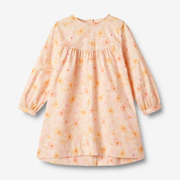 Wheat Main Dress L/S Fenja Dresses 9061 alabaster flower bobbles
