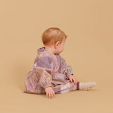 Wheat Main Dress L/S Herdis Dress 9618 patchwork flowers
