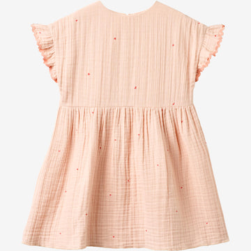 Wheat Main Dress Lace Thit Dress 9652 powder hearts