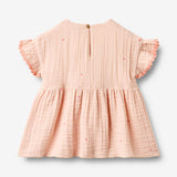Wheat Main Dress Lace Thit Dress 9652 powder hearts