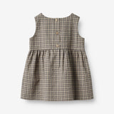 Wheat Main Dress Louisa | Baby Dresses 1529 autumn sky check