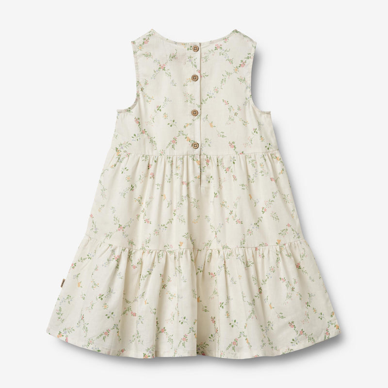 Wheat Main Dress Luise Dress 9426 ivory checked flowers