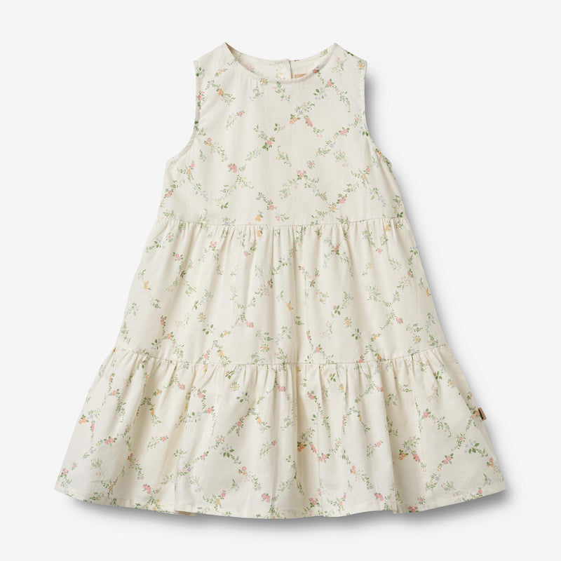 Wheat Main Dress Luise Dress 9426 ivory checked flowers
