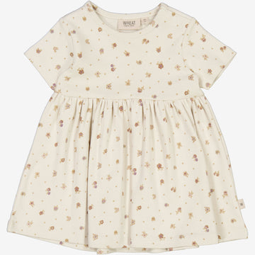 Wheat Main  Dress Nova | Baby Dresses 3358 chalk flowers